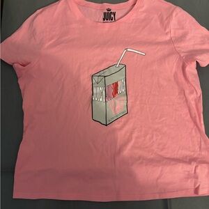 Juicy Couture Pink Juice Box Tee